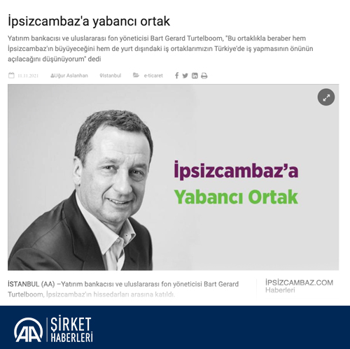 İpsizcambaz’a yabancı ortak