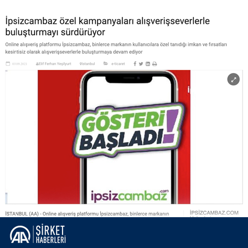 İpsizcambaz özel kampanyaları alışverişseverlerle buluşturmayı sürdürüyor