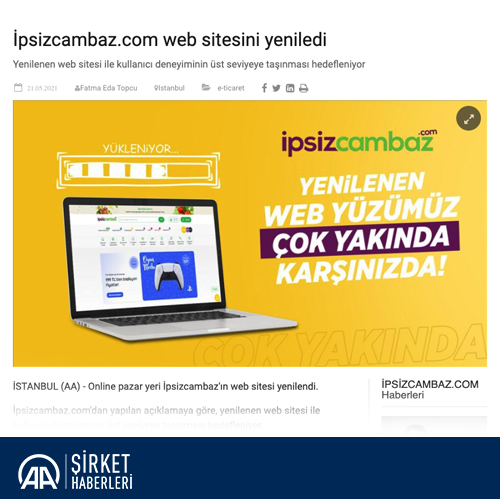 İpsizcambaz.com web sitesini yeniledi