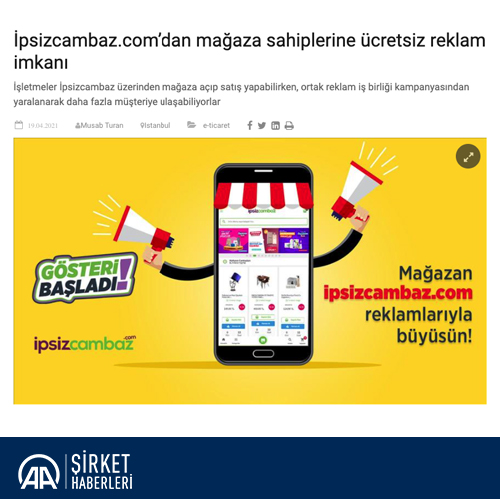 İpsizcambaz.com’dan mağaza sahiplerine ücretsiz reklam imkanı